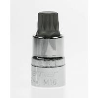 Sealey 1/2"dr spline bit socket m16x55 AK2195.V4-08