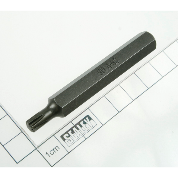 Sealey Ribe bit m6, 75mm long 3/8 x 1/2"