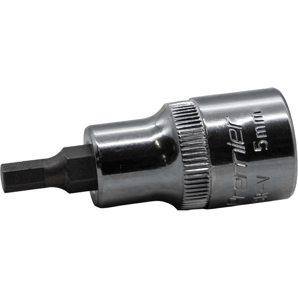 Sealey 1/2"Dr Hex Bit Socket 5 x 55mm