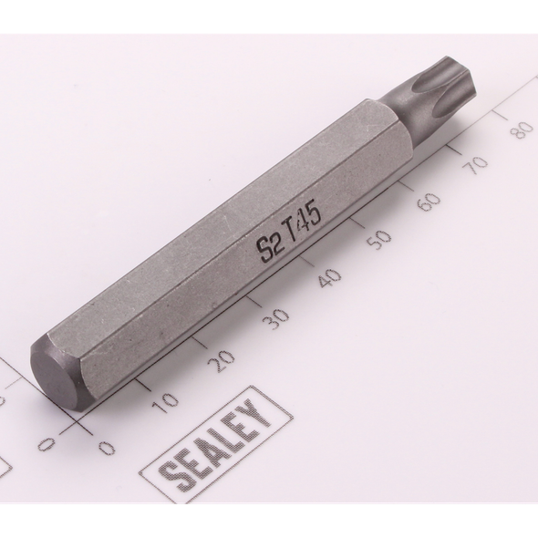 Sealey TRX-Star Bit; T45 x 75mm 'Platinum Series'