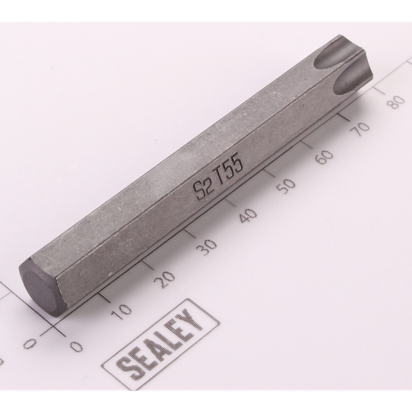 Sealey TRX-Star Bit; T55 x 75mm 'Platinum Series'