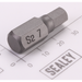 Sealey Hex Bit; 7mm x 30mm 'Platinum Series'