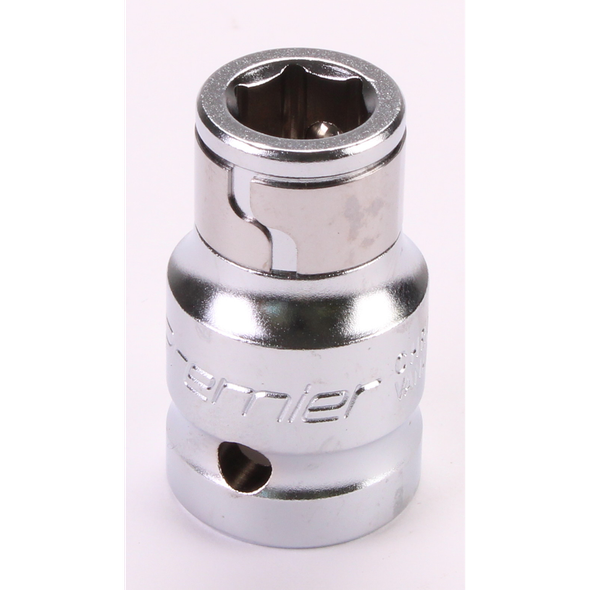 Sealey Drive Adaptor; 1/2sq x 10mm Hex 'Platinum Series'