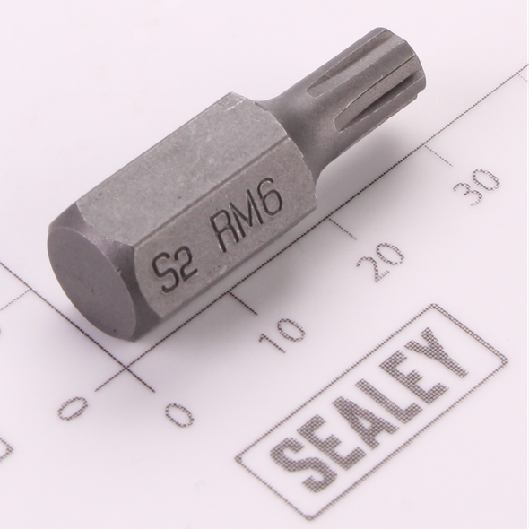 Sealey Ribe Bit; M6 x 30mm 'Platinum Series'