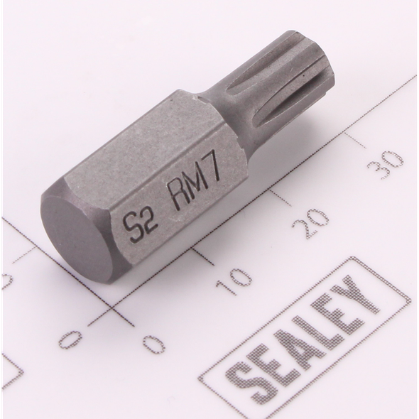 Sealey Ribe Bit; M7 x 30mm 'Platinum Series'