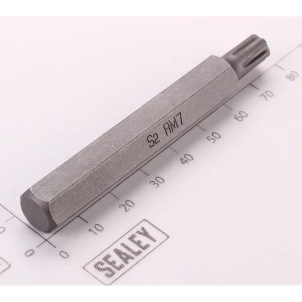 Sealey Ribe Bit; M7 x 75mm 'Platinum Series'