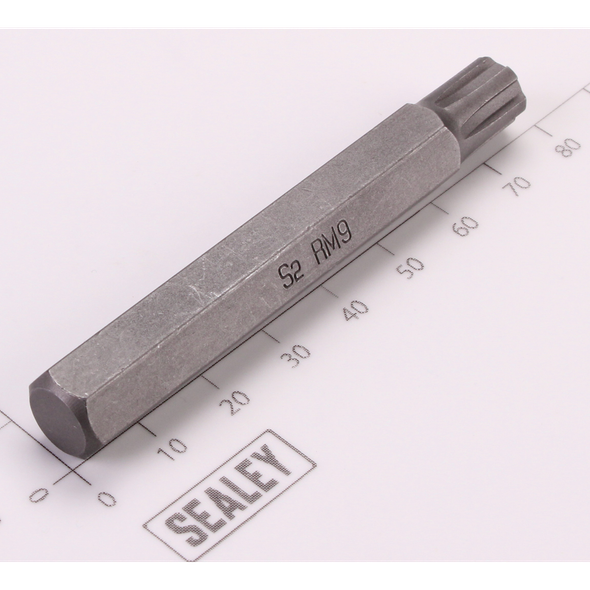 Sealey Ribe Bit; M9 x 75mm 'Platinum Series'