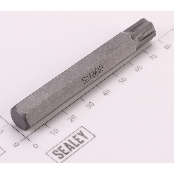 Sealey Ribe Bit; M10 x 75mm 'Platinum Series'