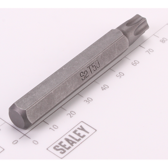 Sealey Security TRX Star Bit; T50H x 75mm 'Platinum Series'