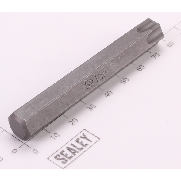 Sealey Security TRX Star Bit; T55H x 75mm 'Platinum Series'