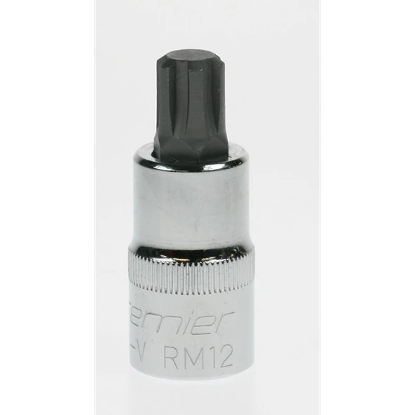 Sealey 1/2"dr.ribe bit socket m12x55mm