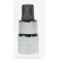 Sealey 1/2"dr.ribe bit socket m14x55mm AK2198.V2-09