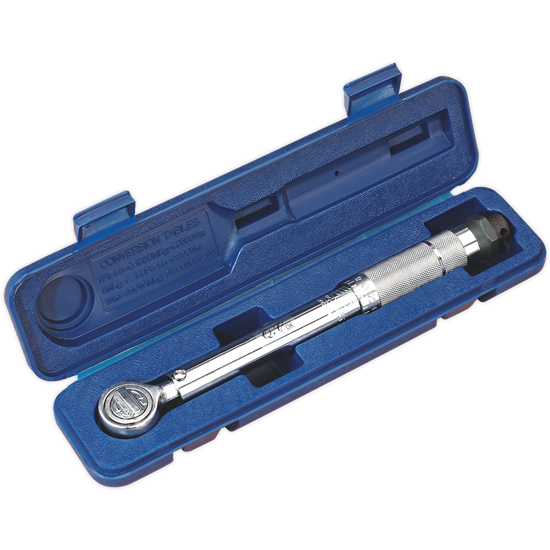 Sealey Micrometer Torque Wrench 3/8"Sq Drive AK223 Sealey - Town Tools 