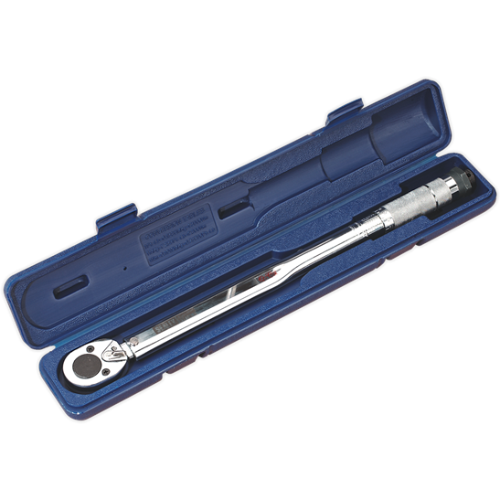 Sealey Micrometer Torque Wrench 1/2"Sq Drive AK224 Sealey - Town Tools 