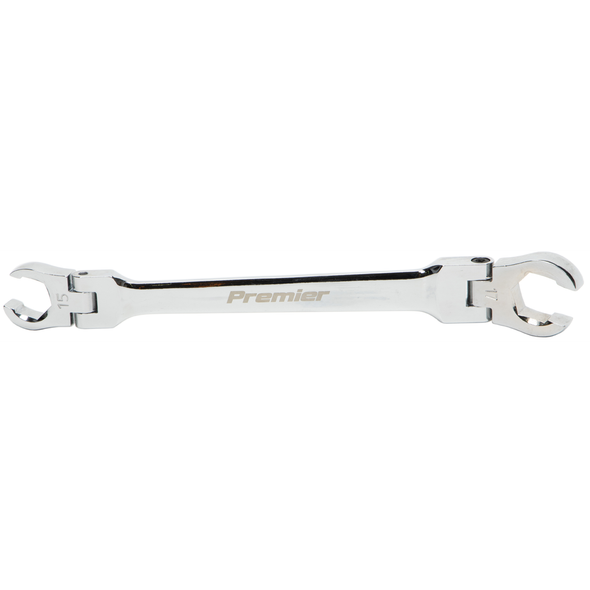 Sealey Flexi-Head Flare Nut Spanner 15x17mm
