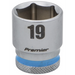 Sealey 3/8"Dr Walldrive Socket 19mm (Cyan Coded Ring)