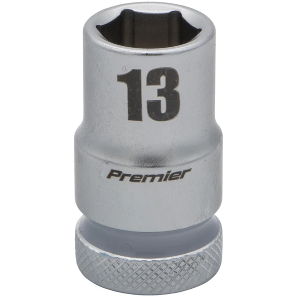 Sealey 1/2"Dr Walldrive Socket 13mm (Grey Coded Ring)