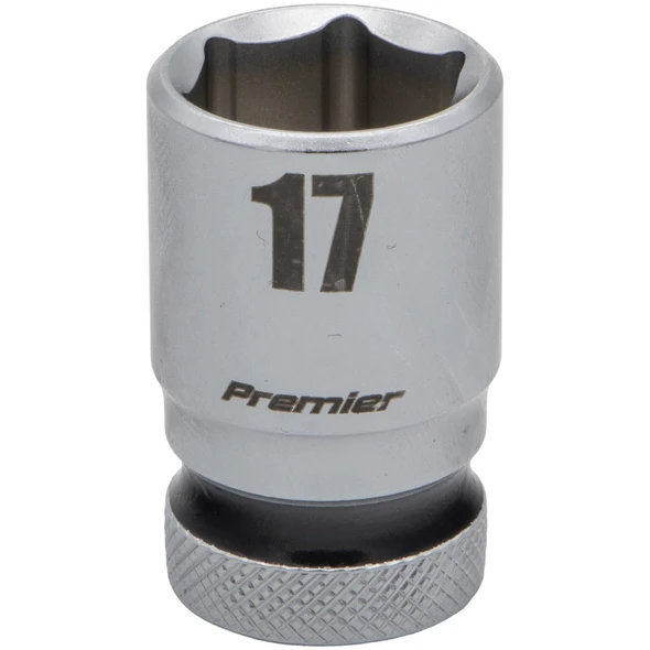 Sealey 1/2"Dr Walldrive Socket 17mm (Black Coded Ring)