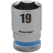 Sealey 1/2"Dr Walldrive Socket 19mm (Cyan Coded Ring)