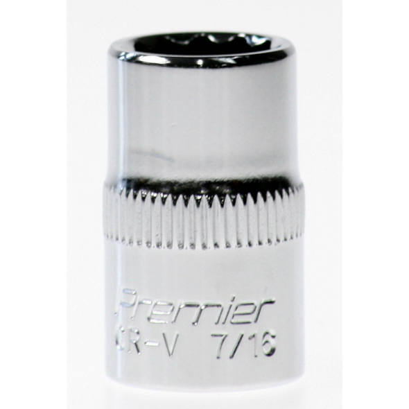 Sealey Socket 3/8"dr 7/16" (12pt)