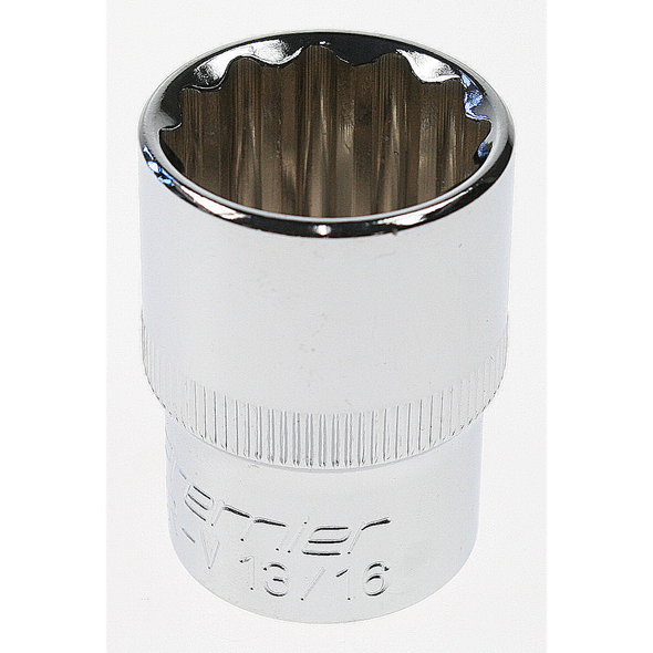 Sealey Socket 1/2"dr 13/16" (12pt)
