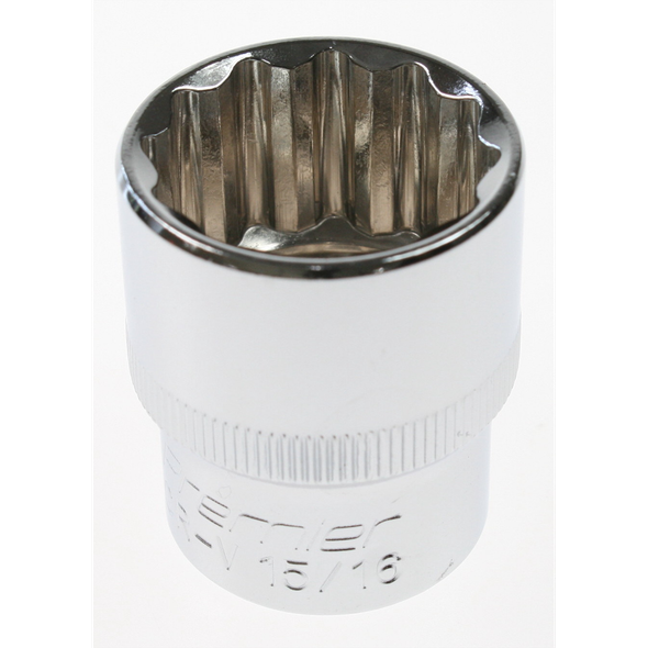 Sealey Socket 1/2"dr 15/16"(12pt)