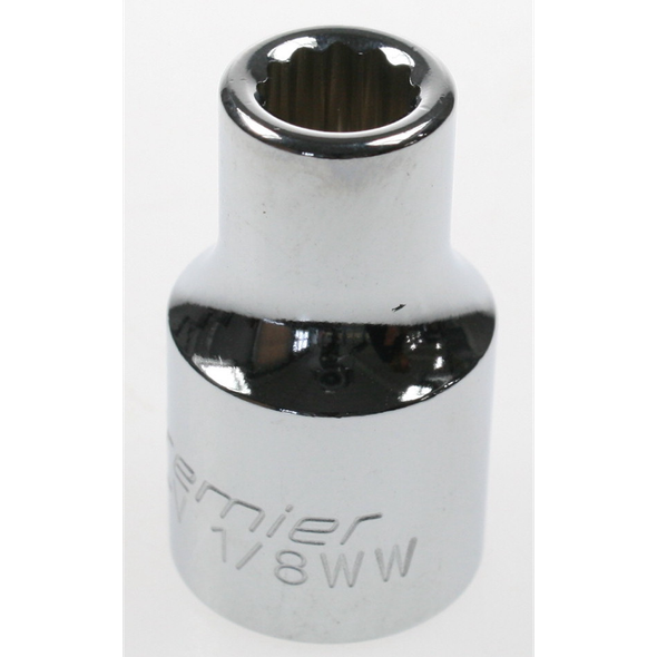 Sealey Socket 1/2"dr (whitworth) 1/8" (12pt)