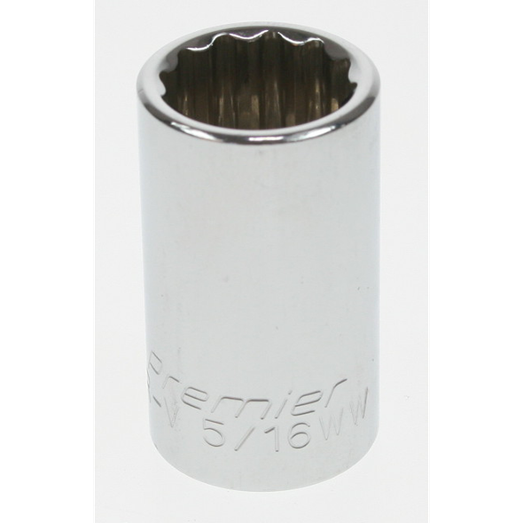 Sealey Socket 1/2"dr (whitworth) 5/16" (12pt)