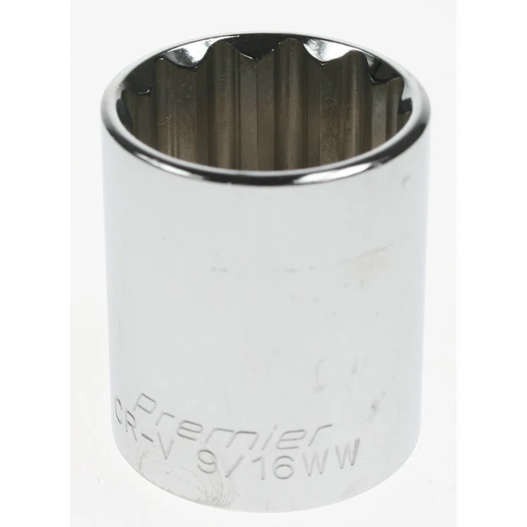 Sealey Socket 1/2"dr (whitworth) 9/16" (12pt)