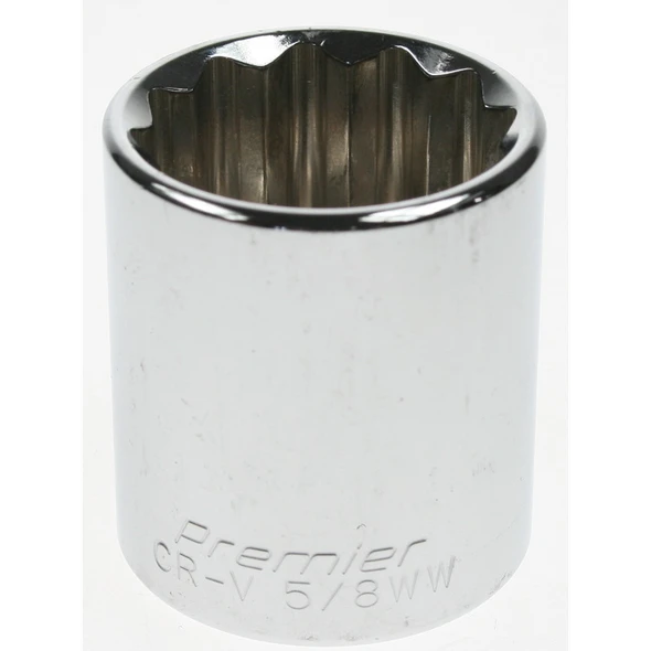 Sealey Socket 1/2"dr (whitworth) 5/8" (12pt)