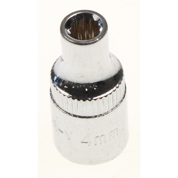 Sealey Socket 1/4"dr 4mm (12pt)