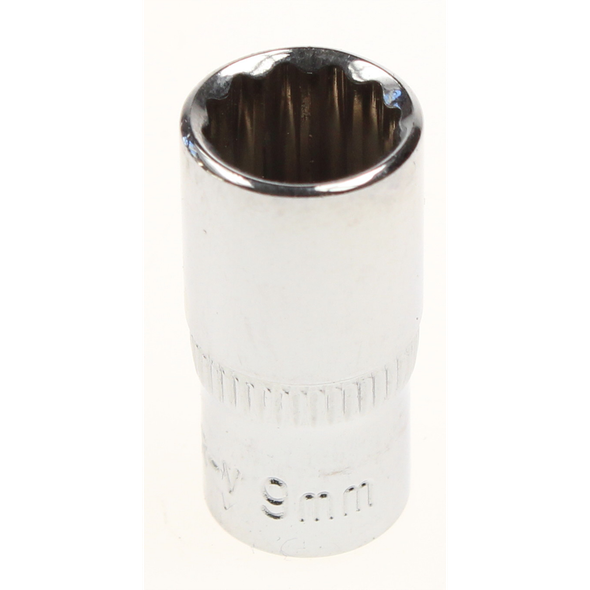 Sealey Socket 1/4"dr 9mm (12pt)