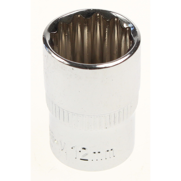 Sealey Socket 1/4"dr 12mm (12pt)