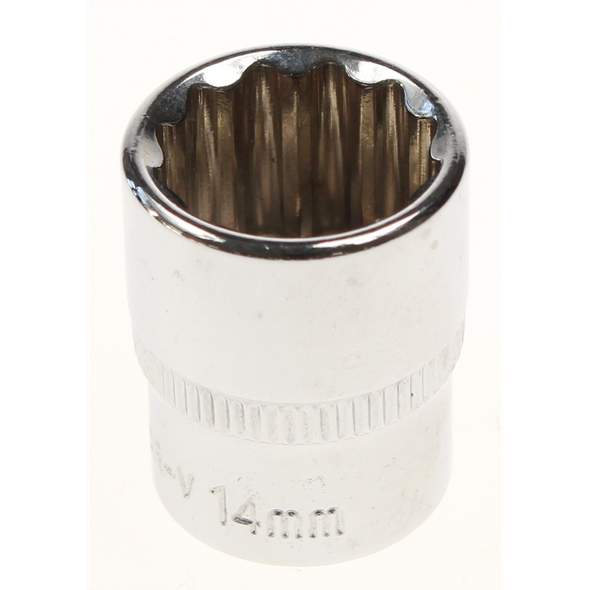 Sealey Socket 1/4"dr 14mm (12pt)