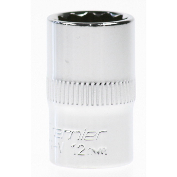 Sealey Socket 3/8"dr 12mm(12pt)