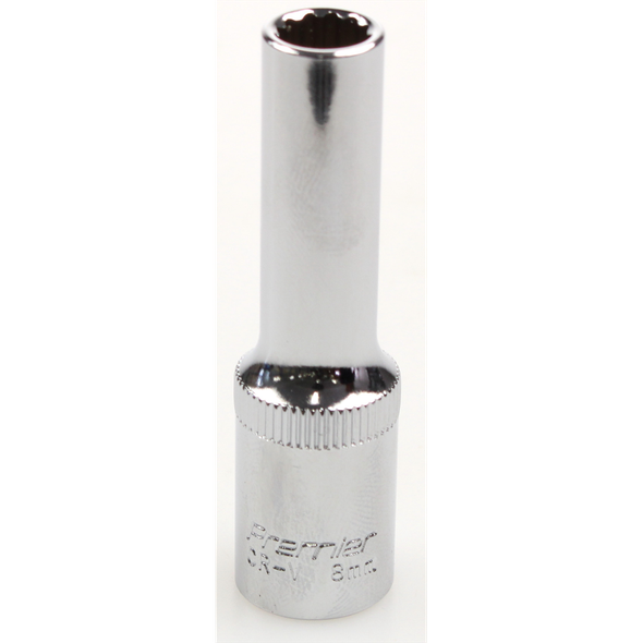 Sealey Socket 3/8"dr 8mm (deep) (12pt)