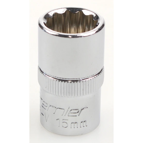 Sealey Socket 1/2"dr 15mm (12pt)