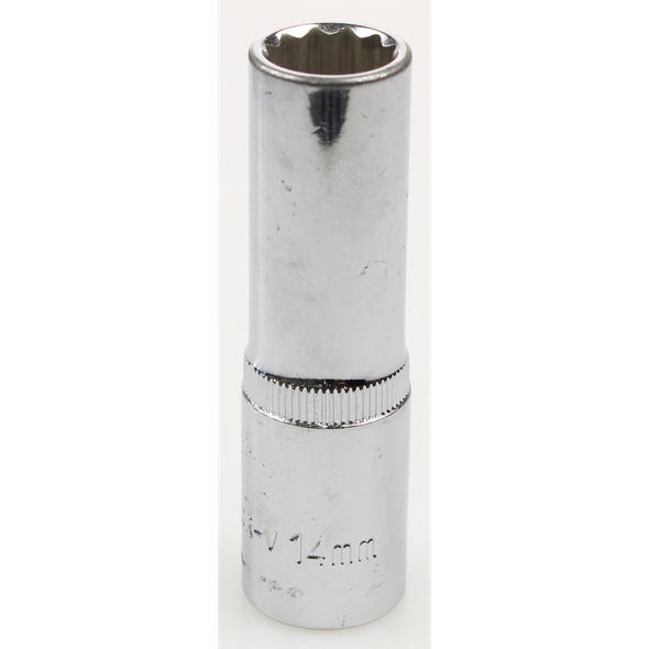 Sealey Socket 1/2"sq dr 14mm deep (12pt)