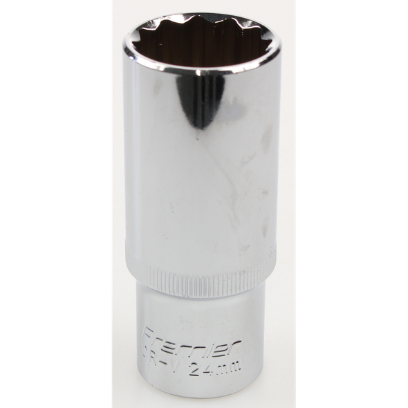 Sealey Socket 1/2"sq dr 24mm deep (12pt)