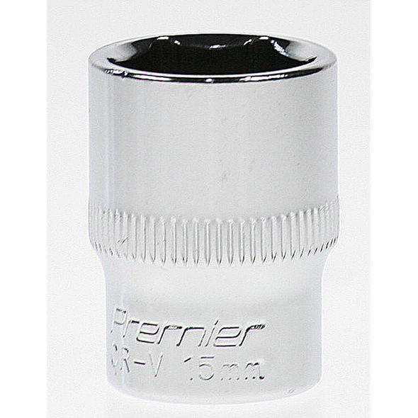 Sealey Socket 3/8"sq dr 15mm