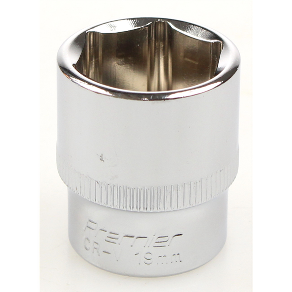 Sealey Socket 3/8"sq dr 19mm
