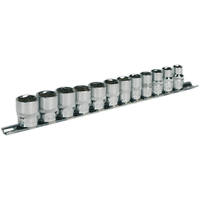 Sealey Socket Set 12pc 3/8"Sq Drive WallDrive Metric AK2693