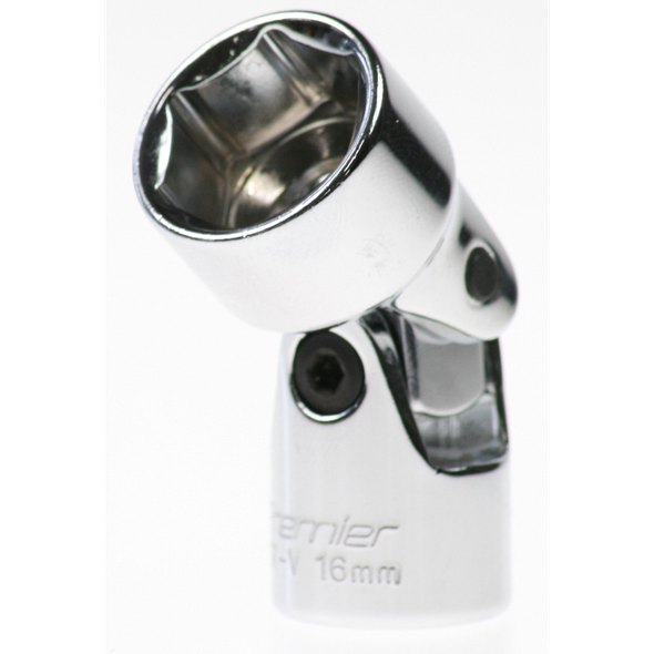 Sealey Universal joint socket 3/8"dr 16mm (6pt)