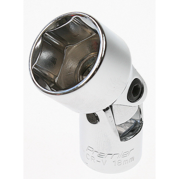Sealey Universal joint socket 3/8"dr 18mm (6pt)