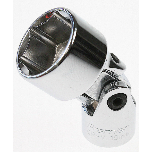 Sealey Universal joint socket 3/8"dr 19mm (6pt)