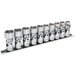 Sealey Universal Joint Socket Set 10pc 3/8"Sq Drive 6pt WallDrive Metric AK2710 Sealey - Town Tools 