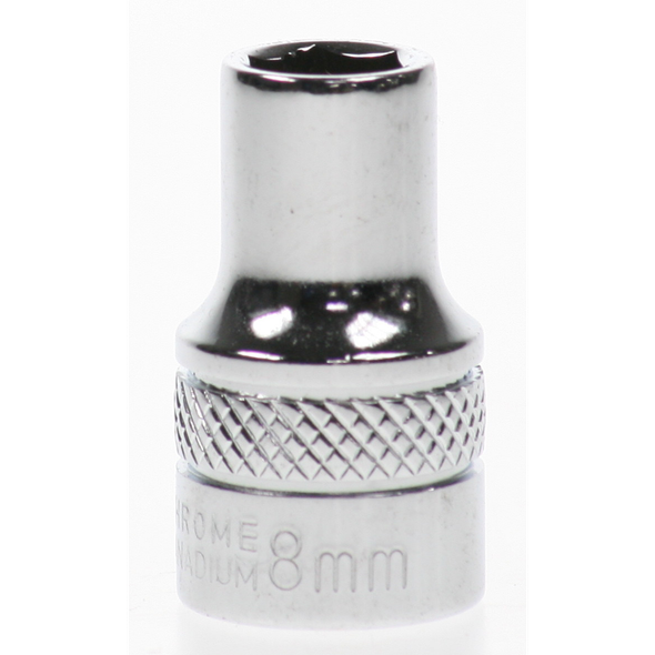 Sealey Socket 3/8"dr 8mm 'total lok-on' (6pt)