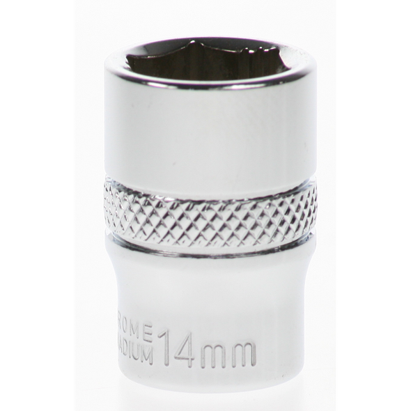 Sealey Socket 3/8"dr 14mm 'total lok-on' (6pt)