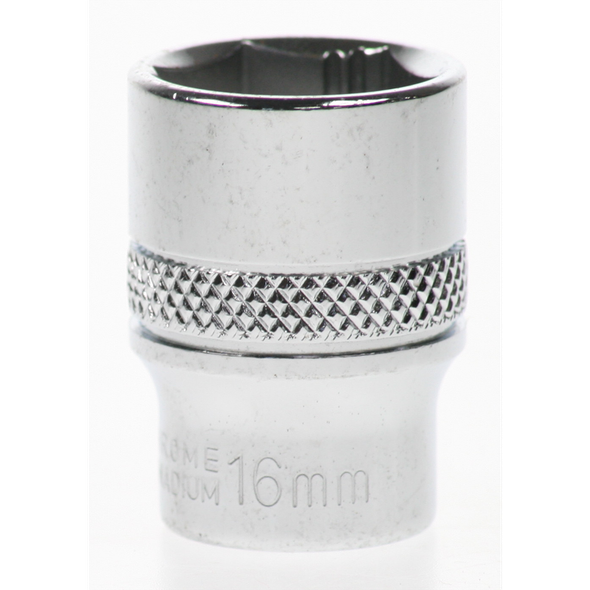 Sealey Socket 3/8"dr 16mm 'total lok-on' (6pt)