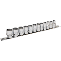 Sealey Socket Set 12pc 3/8"Sq Drive Lock-On 6pt Metric AK2741